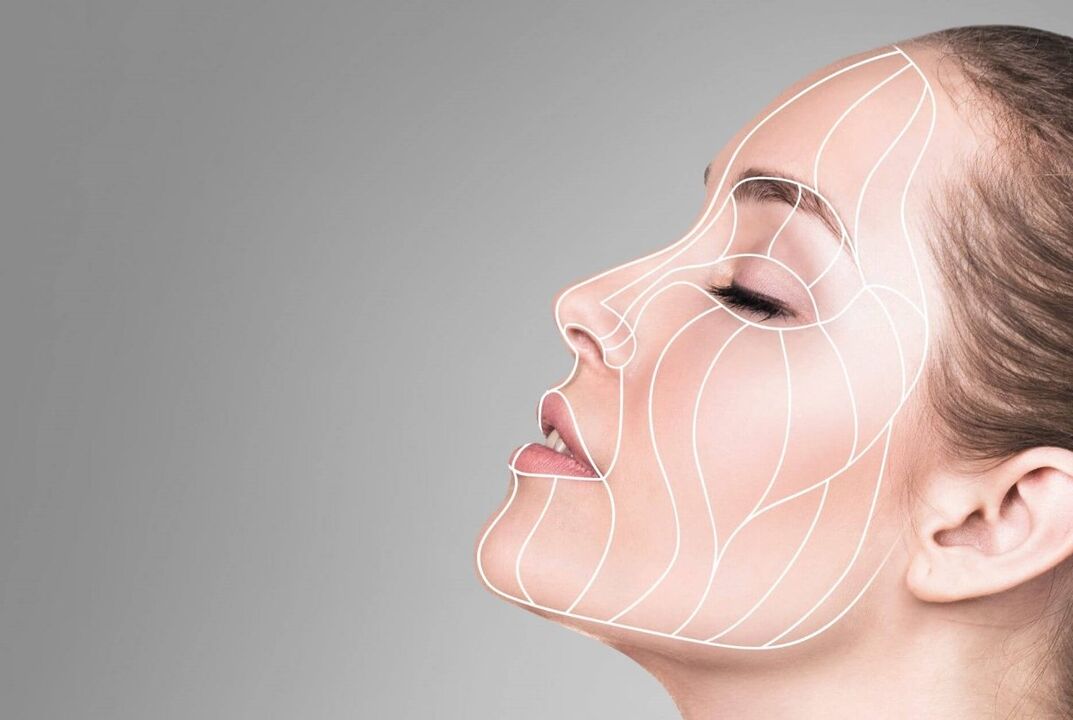 facial massage lines for skin rejuvenation